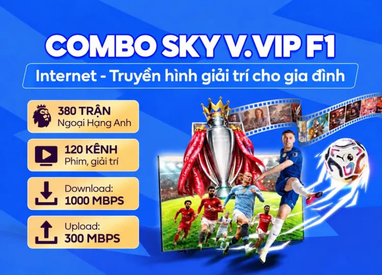 Combo Sky F1 - V.VIP